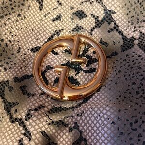 Gucci Gold Interlocking G Brooch